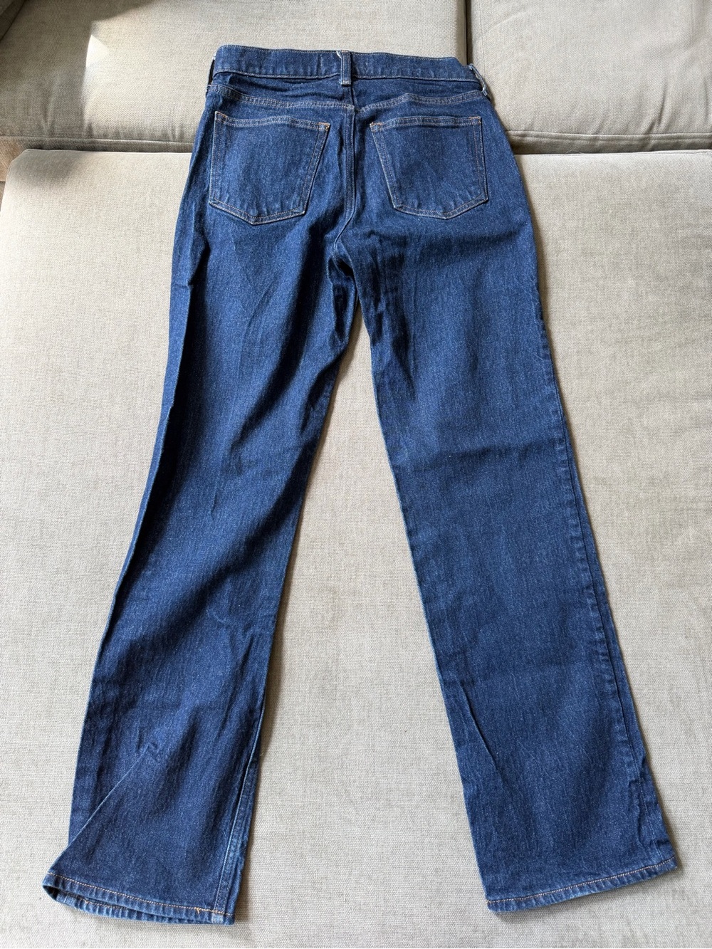 Abercrombie & Fitch Low Rise Baggy Jeans Dark Wash 25 - Picture 4 of 4